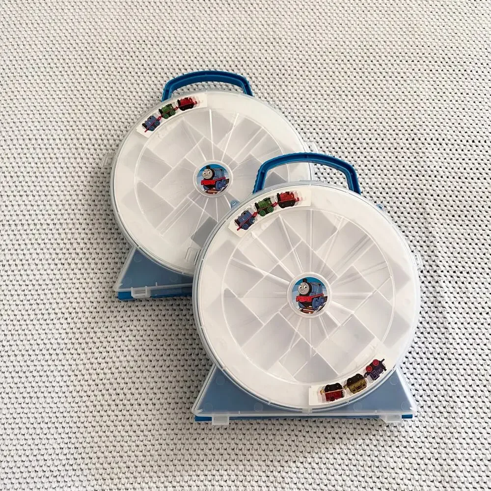 Thomas & Friends Set 2 MINIS Train Collector's Playwheel Carrying Case 16 Slots